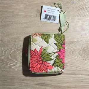 NWT Vera Bradley Mini Zip Wallet